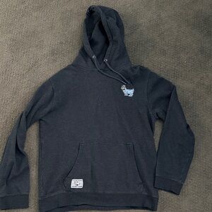 Boys Large GOAT USA Black/Charcoal Gray Hoodie Sweatshirt EUC